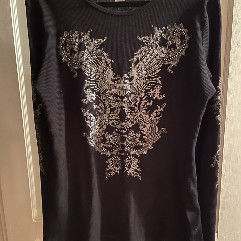 Long sleeve Henley HD top
